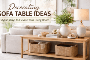 Read more about the article Decorating Sofa Table Ideas – Stylish and Functional Ways to Elevate Your Living Room