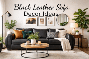 Read more about the article Black Leather Sofa Decor Ideas