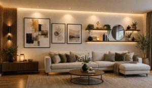 Read more about the article How to decorate a long wall in living room