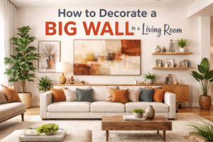 Read more about the article How to Decorate a Big Wall in a Living Room
