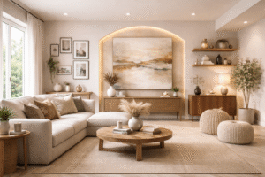 Read more about the article How to Decorate a Large Living Room Wall