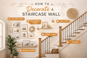 Read more about the article How to decorate staircase wall