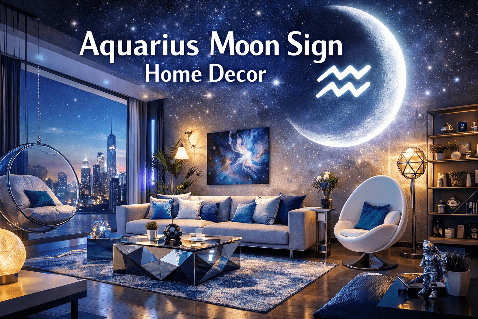 Read more about the article Aquarius moon sign home decor