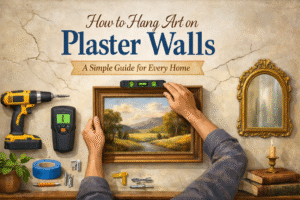 Read more about the article how to hang art on cataplasm walls