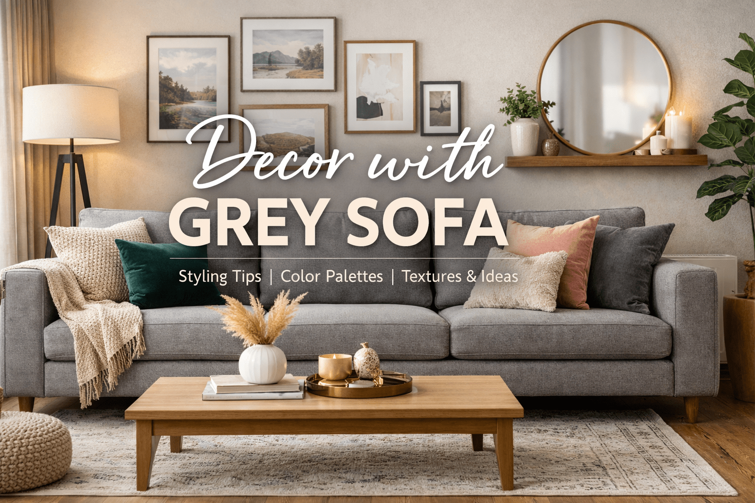 Read more about the article Decor with Grey Sofa