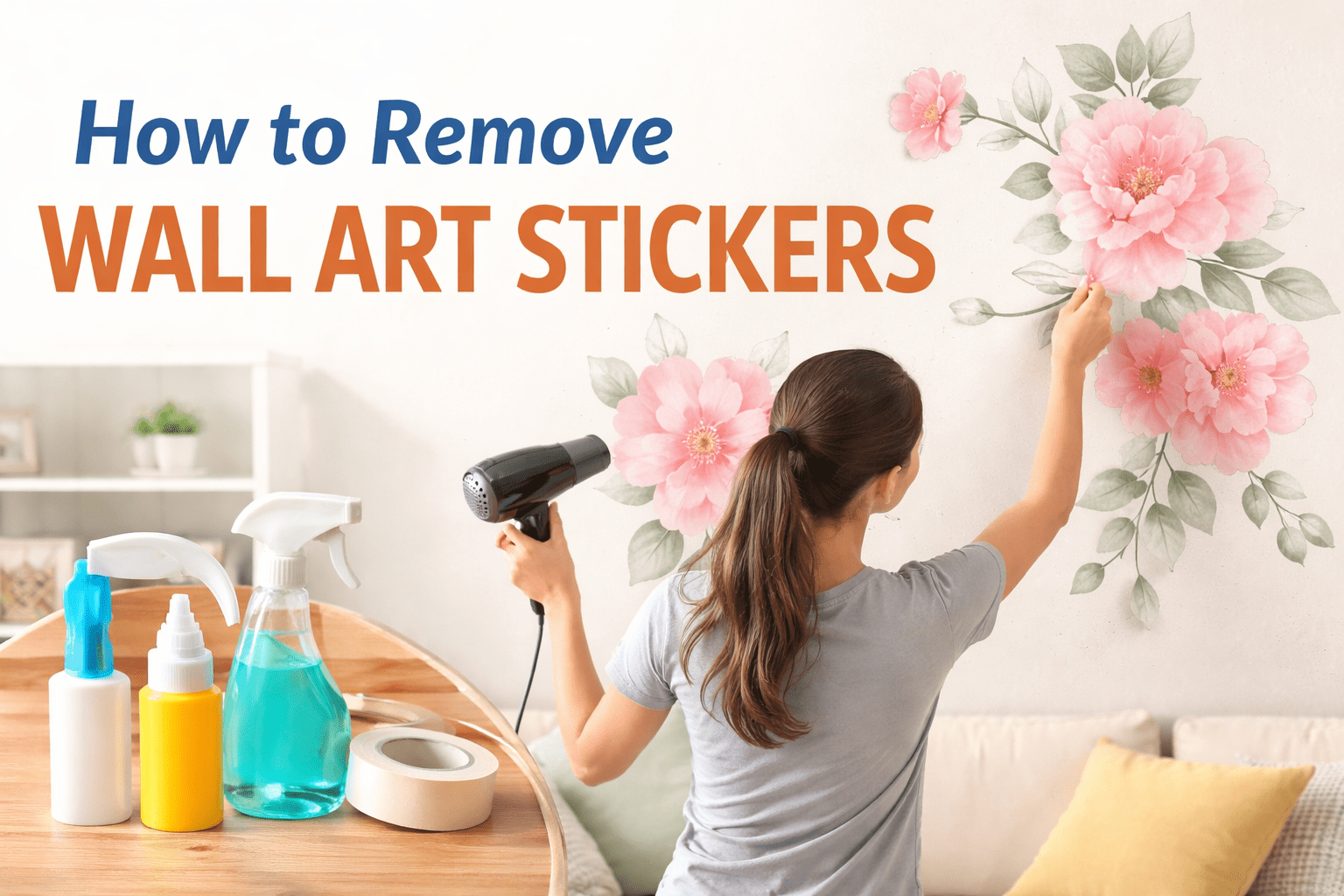Read more about the article how to remove wall art stickers