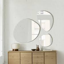 Fenny Frameless Tear Drop Wall Mirrors ...