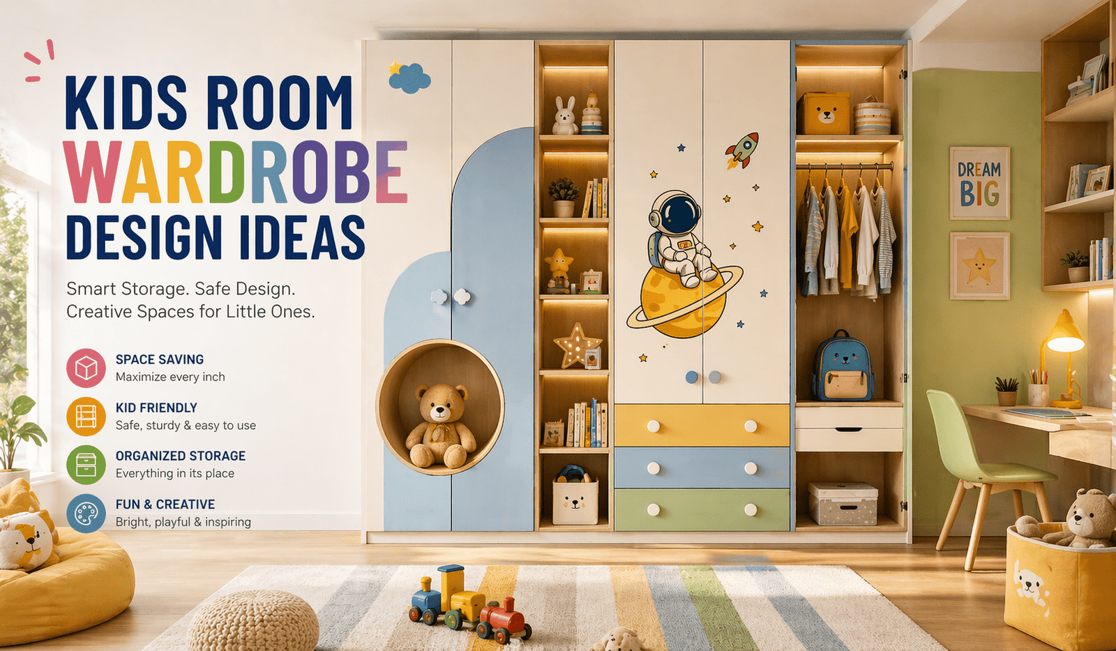 You are currently viewing kids room wardrobe design ideas